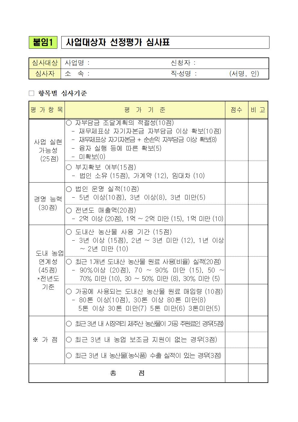 2023 향토자원을 활용한 식품산업화 사업 지원계획(5차)(2023.6월)3008