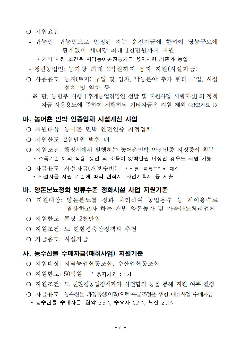 2023년 하반기 지역농어촌진흥기금 융자지원 계획 공고 (1)006