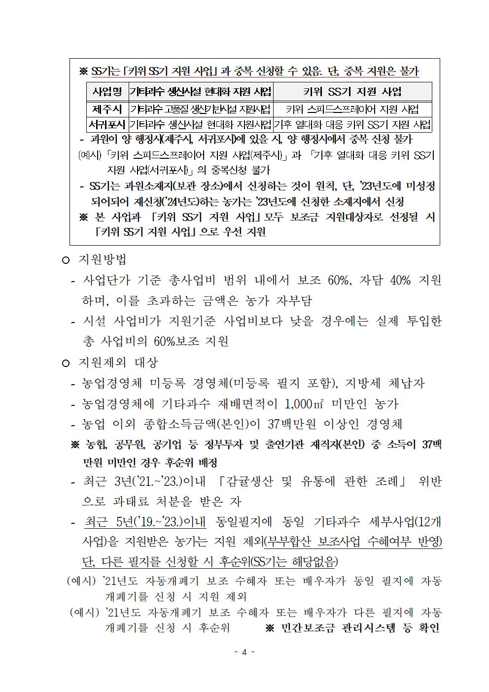 2024년 기타과수 고품질 생산기반시설 지원사업 추진계획004