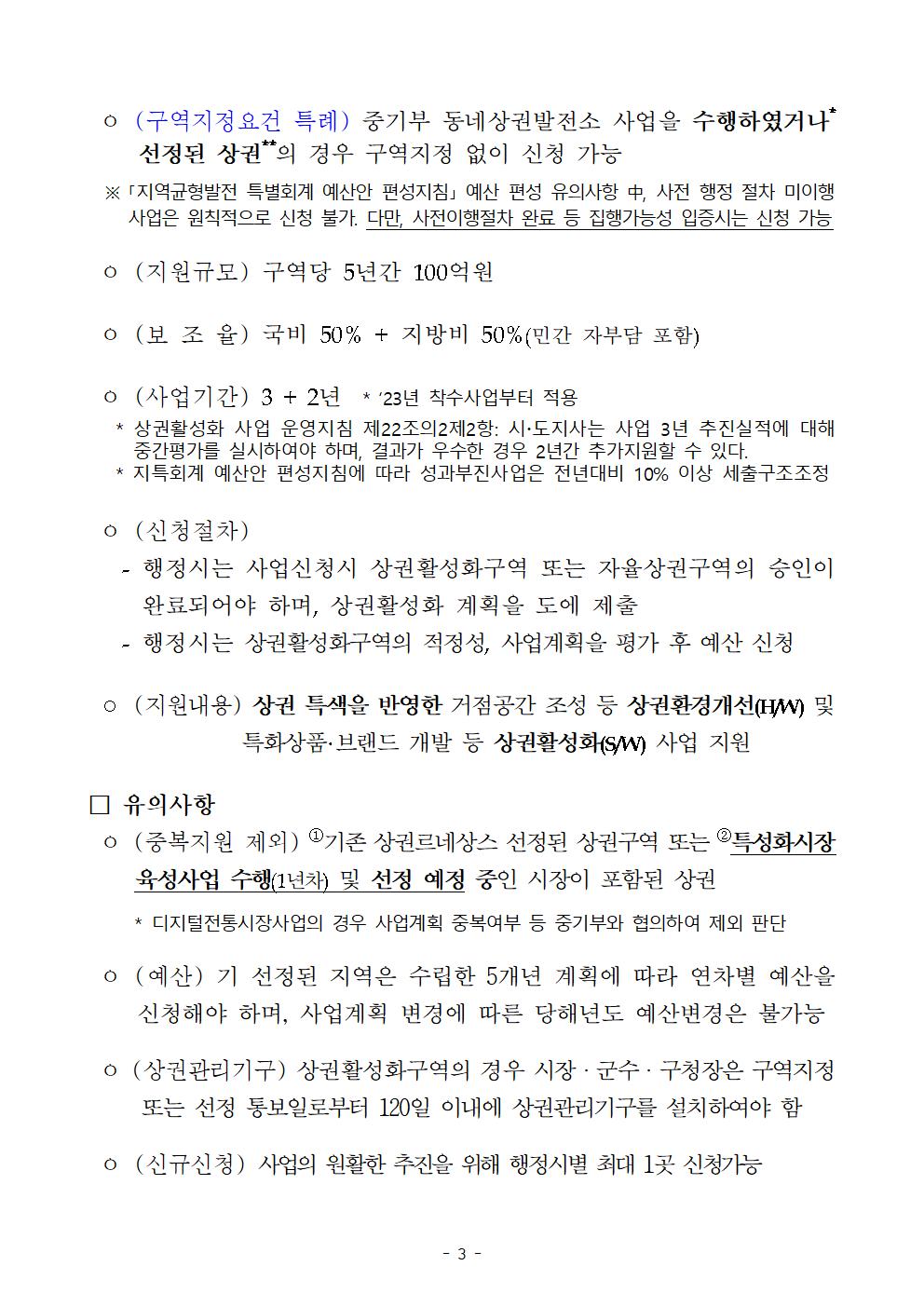 2025년 상권활성화사업 대상지 모집 공고003