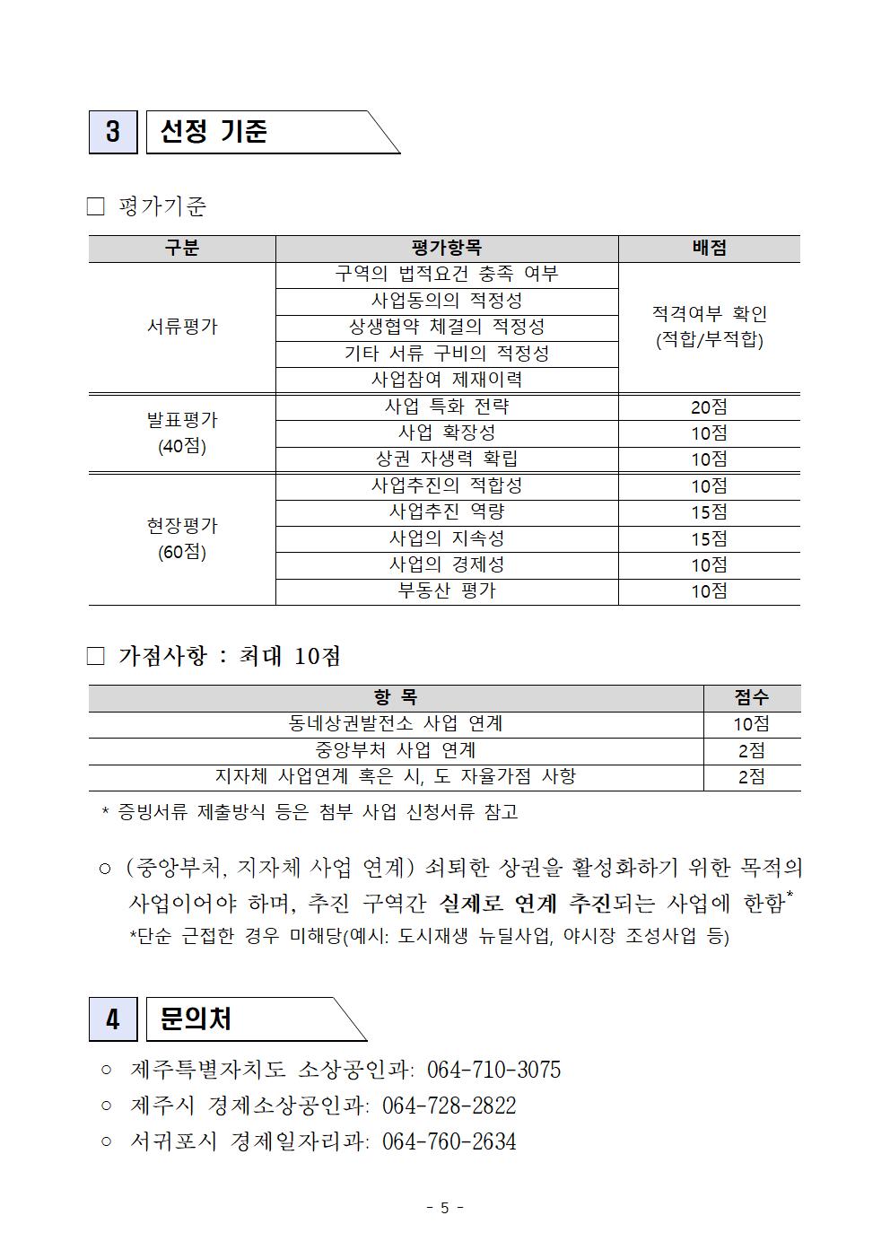 2025년 상권활성화사업 대상지 모집 공고005